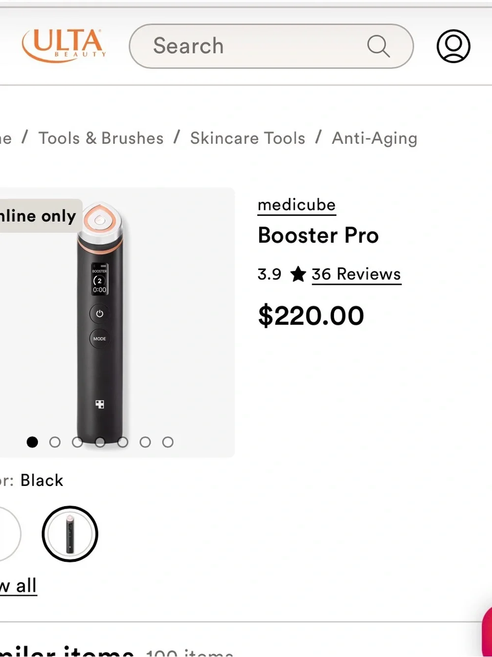 Solawave Red Light Eye Mask, Solawave Red Light Wand & Medicube Booster